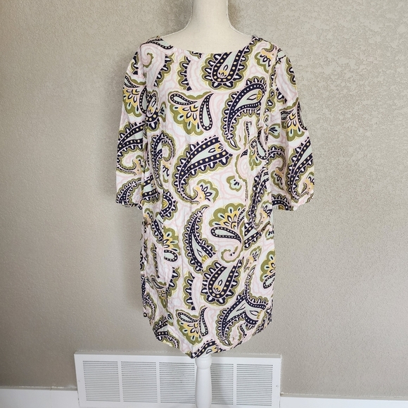 Boden laurie Linen dress with pockets in front size 10R - Picture 2 of 11